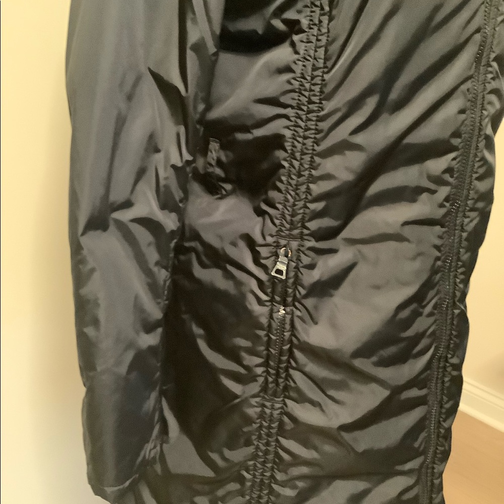 Prada lightweight dark blue coat sz44 - Picture 5 of 16